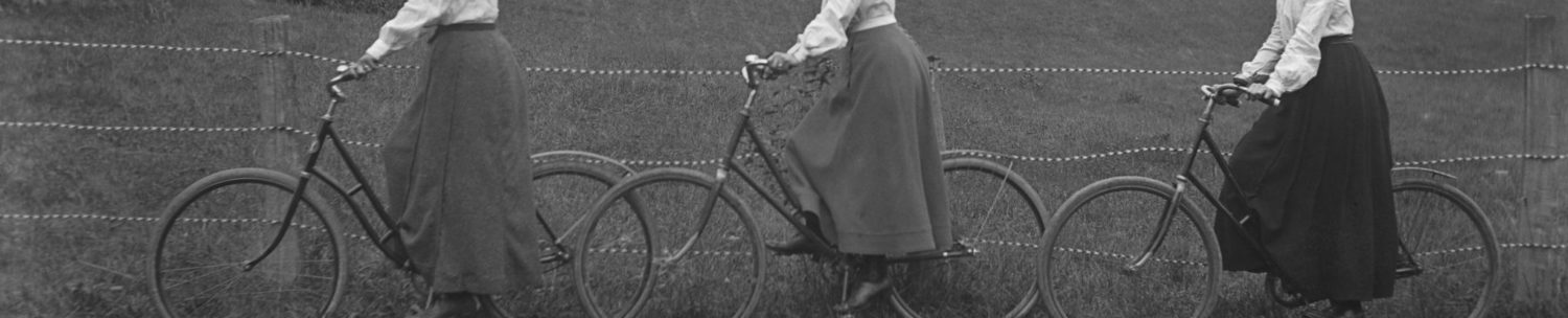 Jeanne à vélo
